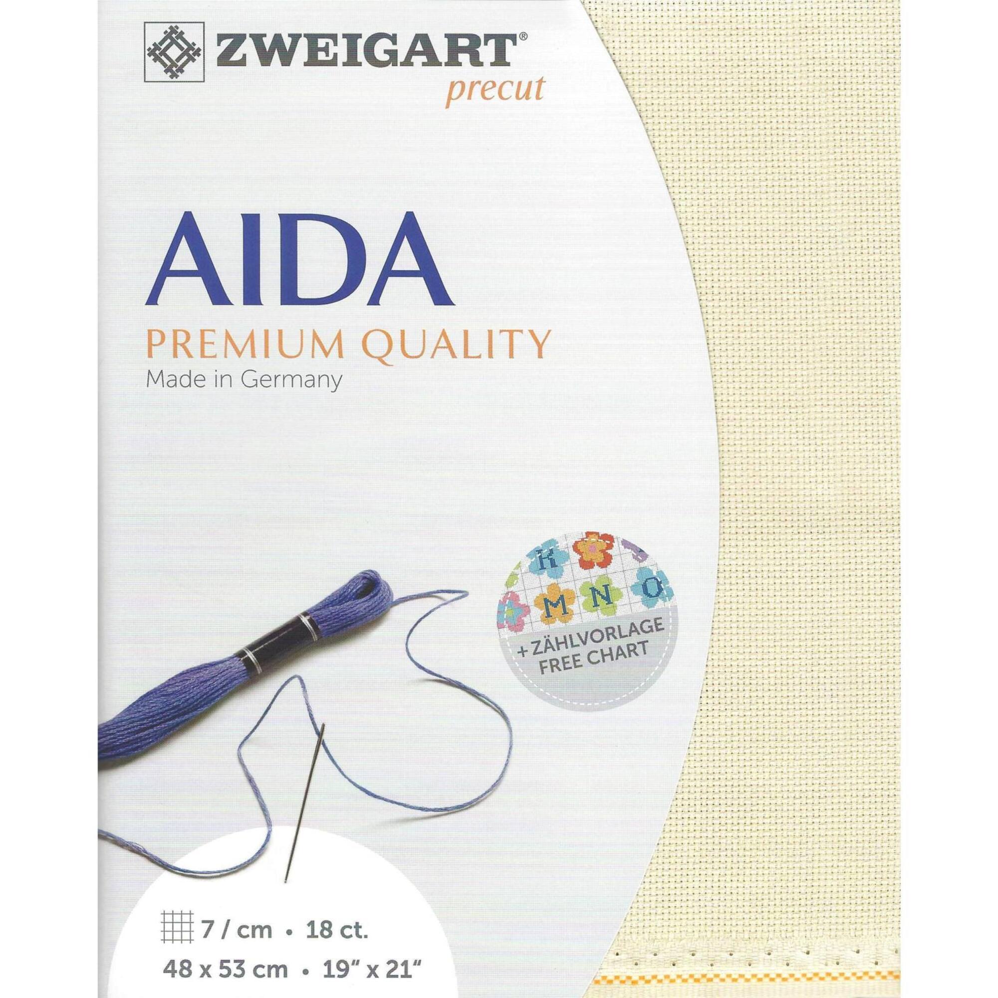 Zweigart® Fein Aida 18 Count Precut Fabric